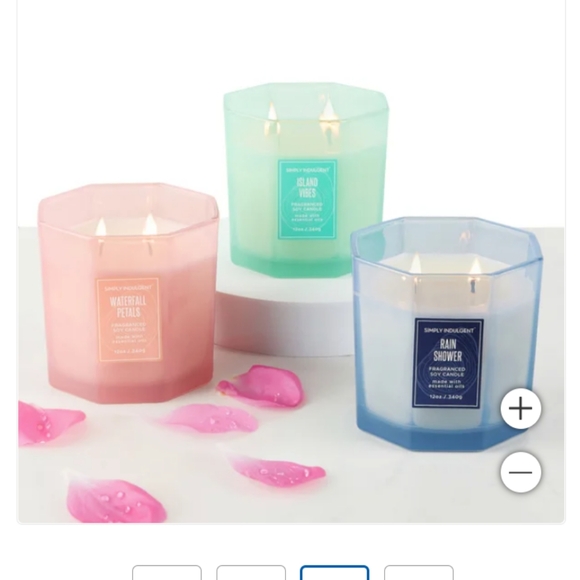 Simple indulgent 12 oz candles 3 pack - Picture 3 of 3